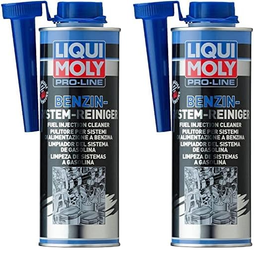 Liqui Moly Pro-Line Benzin-System-Reiniger | 500 ml | Benzinadditiv | Art.-Nr.: 5153, farblos (Packung mit 2)