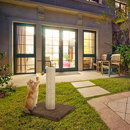 Moldura para escalada de árvore de gatos para animais de estimação, brinquedo com brinquedo de sino