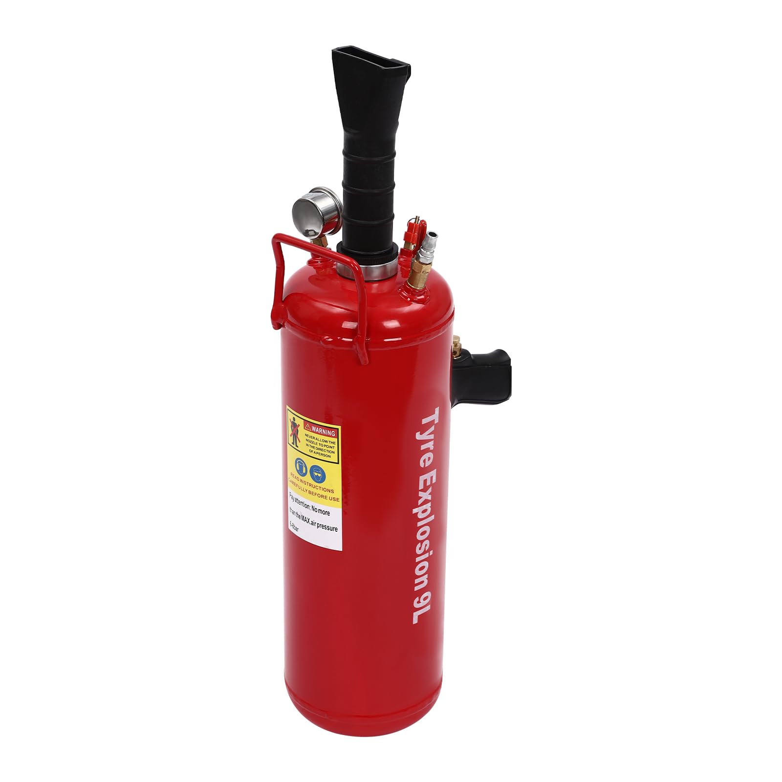 Gonfleur De Pneu 9 L - Avec Appareil De Mesure - Canon à Air Airbooster - Aide Au Remplissage Pour Le Service Et L'atelier Automobile