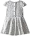 Pippa & Julie Little Girls' Grey Floral Dress
