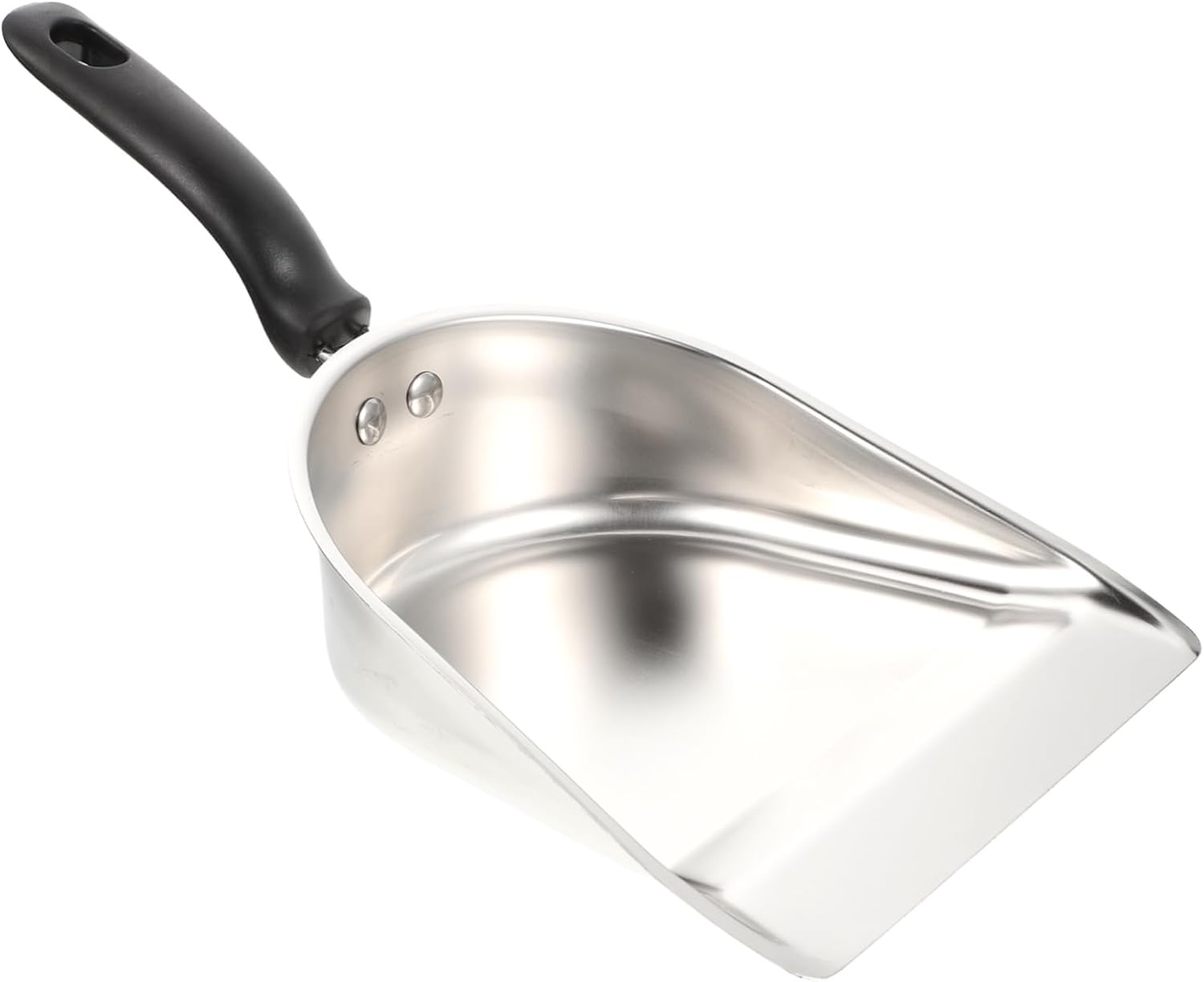 Household Stainless Steel Food Shovel Kitchen Scoop for Ice Flour Nuts and Beans Handheld Tool for Home Use and Supermarkets