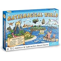 Mathemagical World Addition & Subtraction Math Board Game only