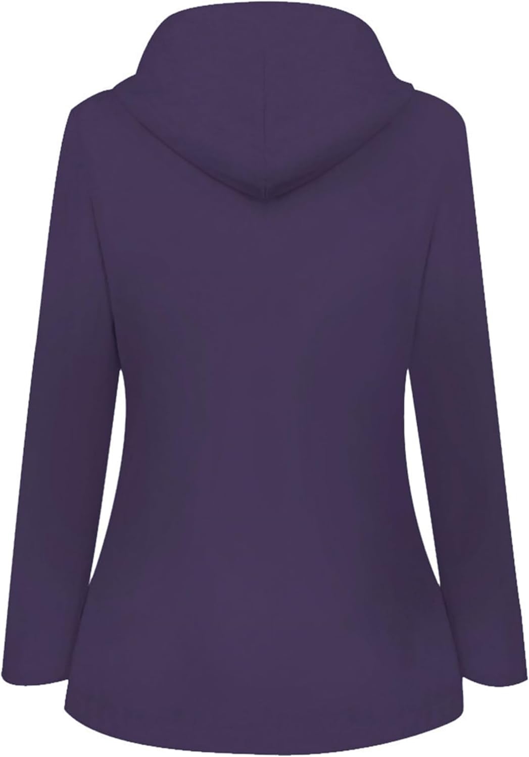 Womens Windproof Fashion Trench Coat Hooded Fall Classic Windbreaker Outerwear A Line Anorak Coat