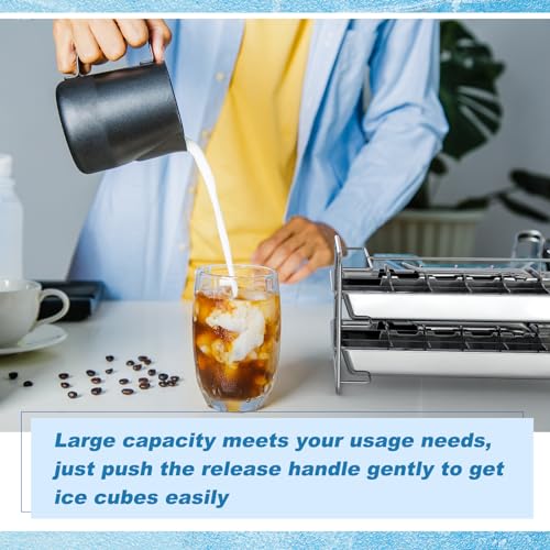 Vesici BS-VESICI-2604 4 Pack Stainless Steel Metal Ice Cube Trays thumb #5