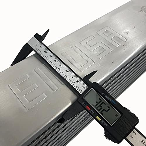 Universal Tube Fin Intercooler 3 inch I/O Core Size 27 inch X7.25 inch X4 inch , Over Size 18.5 inch X7.25 inch X3.5 inch