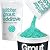 Hemway Glitter Grout Additive add Sparkle to Mosaic Tiles, Bathrooms, Wet Rooms, Kitchens, Tiled Based Rooms and Cement Based Grouts 100g / 3.5oz - Turquoise Blue Holographic