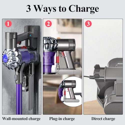 Professional 8500mAh 25.2V V10 Replacement Battery Compatible with Dyson SV12 V10 Cyclone Animal Absolute Fluffy Allergy Motorhead Cordless Handheld/Stick Vacuum Cleaner 1 Filter Included