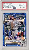Bobby WITT Jr 2021 Bowman Chrome Sapphire Autograph Card #BCP-1 PSA/DNA 10