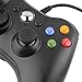 Wired USB Game Controller Gamepad Game Joystick Joypad for Microsoft Xbox 360/Slim & Windows PC (Black)