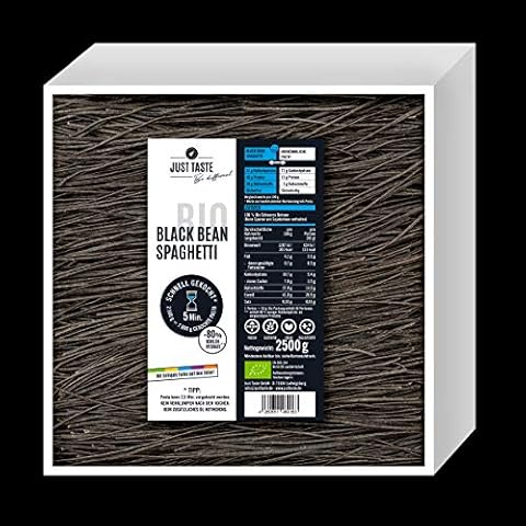 JUST TASTE - Black Bean Spaghetti - Die neue BIO Gemüse Pasta Cover