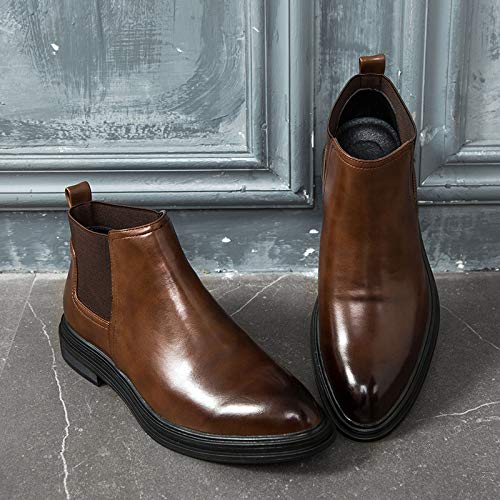 Amazon.com: Mens Chelsea Boots， Classic Comfort Slip On  display picture 3