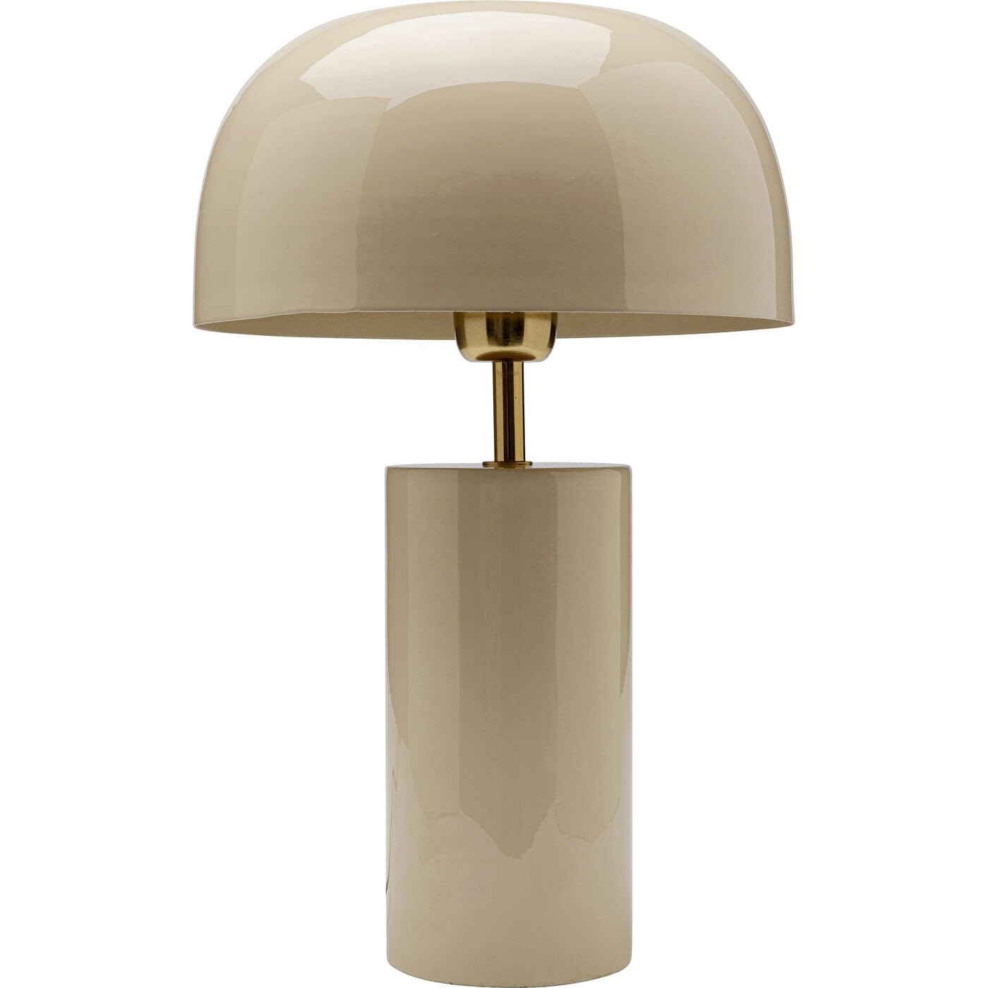 Kare Design Tischlampe Loungy Ecru Weiß, Metall, Moderne Tischleuchte, Schreibtischlampe, Büro, Wohnzimmer, Schlafzimmer, Office, keine Leuchtmittel inklusive, 38x25x25 (HxBxT)