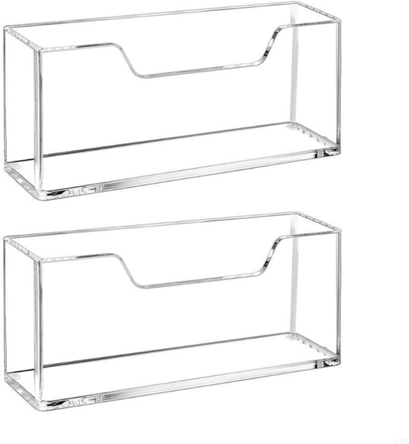 Acrylic Napkin Holder 2/4pc Acrylic Tabletop Napkin Holder(2pcs)