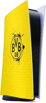 DeinDesign Skin kompatibel mit Sony PlayStation 5 Digital Edition Folie Sticker BVB Borussia Dortmund Offizielles Lizenzprodukt