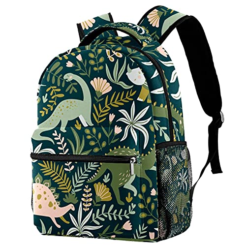 Sac à dos voyage dinosaure enfant ado - Grand bagage cabine scolaire et loisirs vert jaune