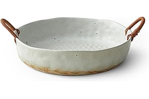 10" Large Ceramic Fruit Bowl, Versatile Frutero para Cocina to Adorn Kitchen Counters