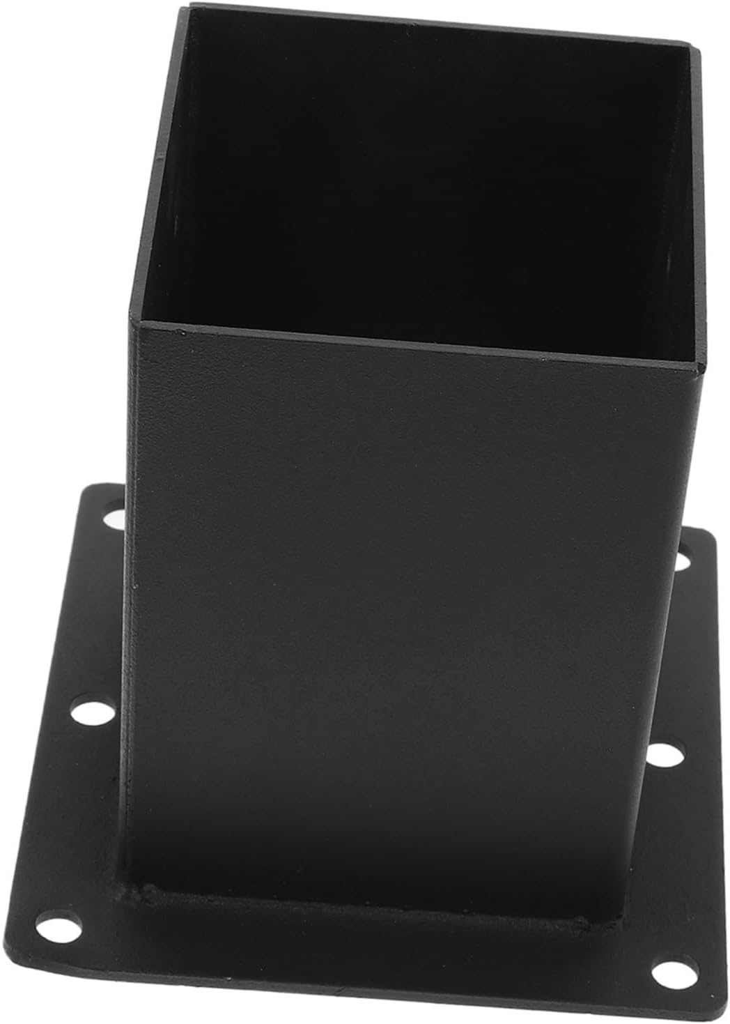 POPETPOP Heavy Duty Metal Fence Post Bracket Base Support for Secure Wood Fencing Deck Anchoring and Mailbox Mounting Versatile and Easy Installation