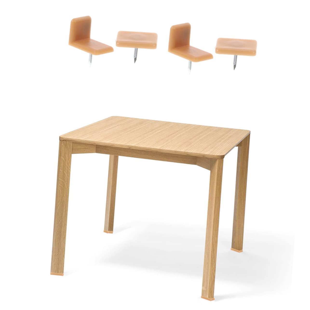 4 Sätze Nägel Kleiderschrank Schubladenführungen Stuhlfußabdeckungen Schutzvorrichtungen Kunststoff Stuhlschubladen Und Gleiter Stuhl Für Teppichmöbel 40 Stück * 4