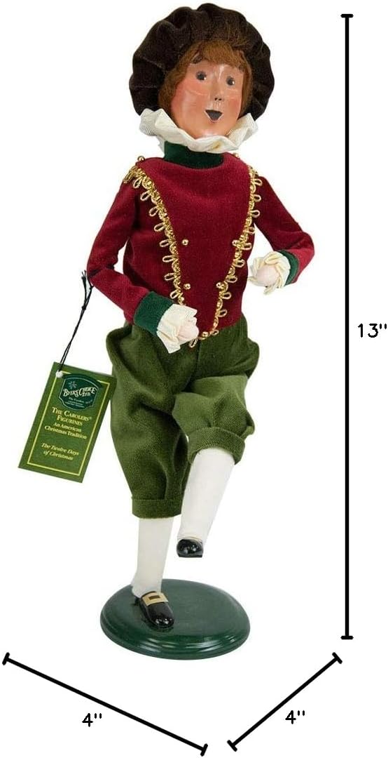 Byers' Choice 10 Lords A-Leaping Caroler Figurine 740 from The 12 Days of Christmas Collection