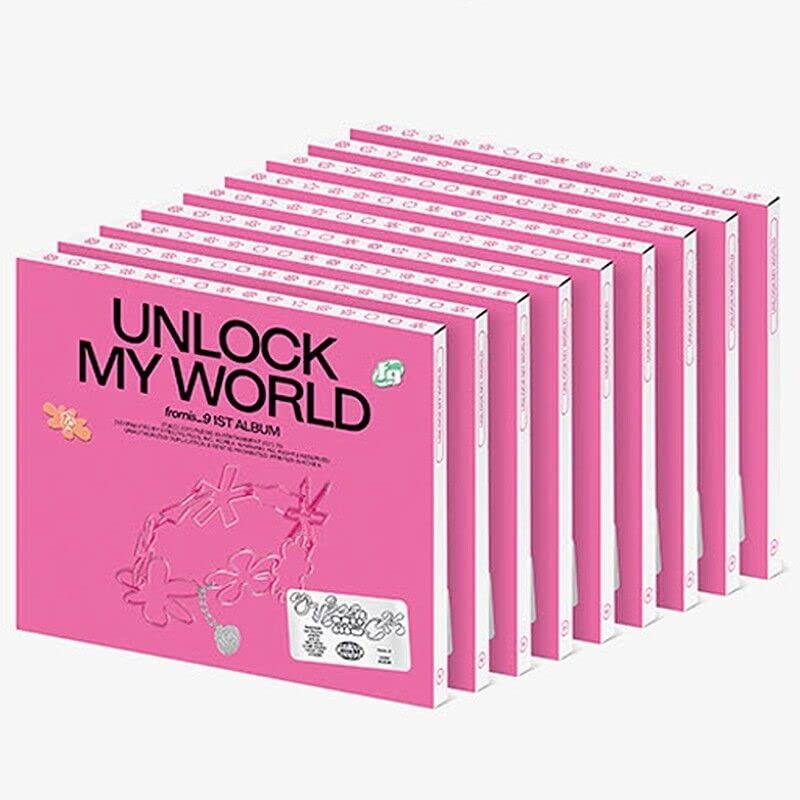 Genie Music fromis_9-1st Album Unlock My World [Compact ver.] (Random ver.)