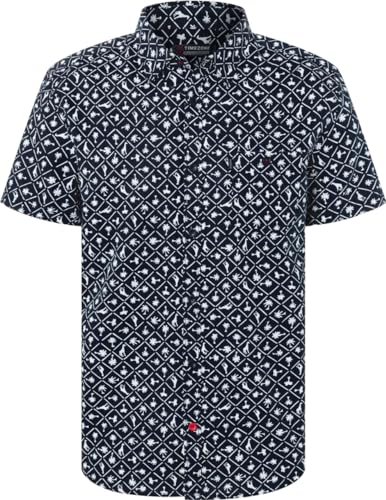 Chemise homme manches courtes Timezone mélange lin 10143 pour un style décontracté