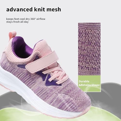 Wide Kids Sneakers for Boys & Girls | Slip on Tennis Running Walking Shoes4