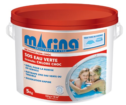 Marina C500654M1 Choc SOS Eau Verte granulé Chlore Choc