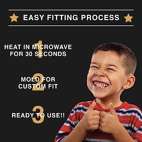 Rodeo Dental RD-NG-PINK-YO Nightguard For Kids, Professional Fit Night Guard For Teeth Grinding And Clenching, Custom Fit 2 Pack Mouth Guard thumb #2