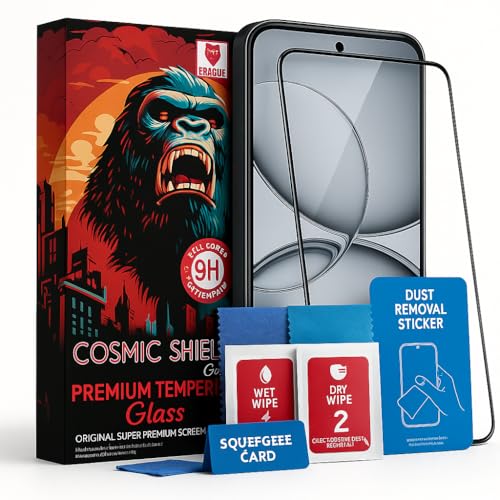 Image of Military-Grade Gorilla Tempered Glass Screen Protector for Realme 15T 5G (Anti-reflection Technology) Full Screen Coverage, Scratch & Shockproof with Easy Installation Kit