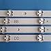 LED Hintergrundbeleuchtung Streifen kompatibel mit LG 60UJ6309 60UJ6300 60UJ6050 60UJ630V 60UJ634V EAV63673006 17Y 60inch 60UJ63_UHD_A BCD NC600DGE