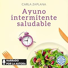 Diseño de la portada del título Ayuno intermitente saludable