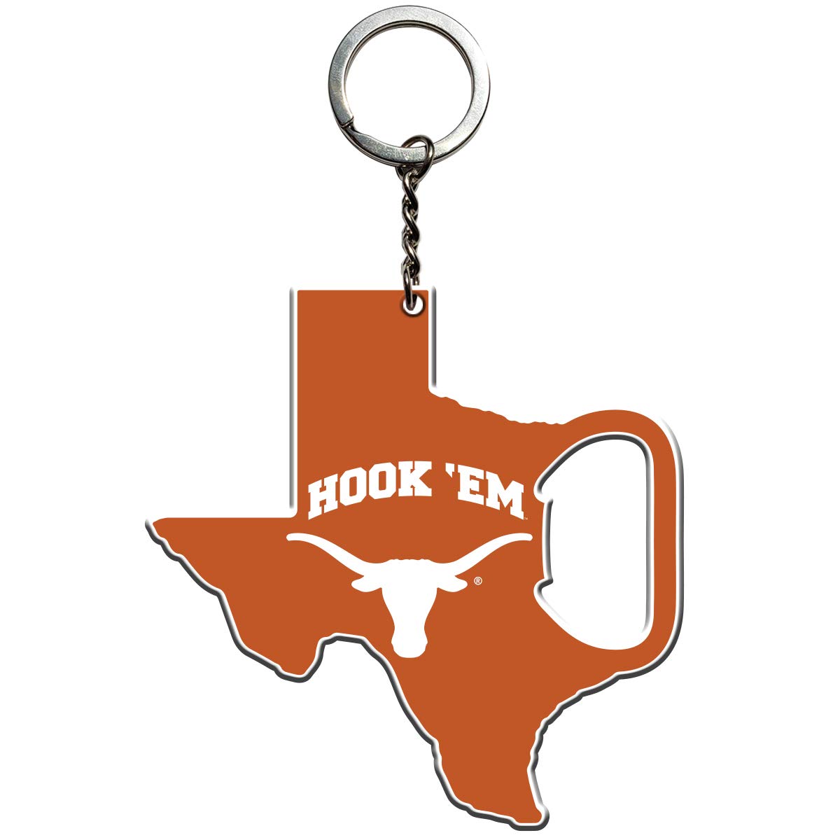 Porte-clés décapsuleur Texas Longhorns : ne cherchez plus jamais votre ouvre-bouteille
