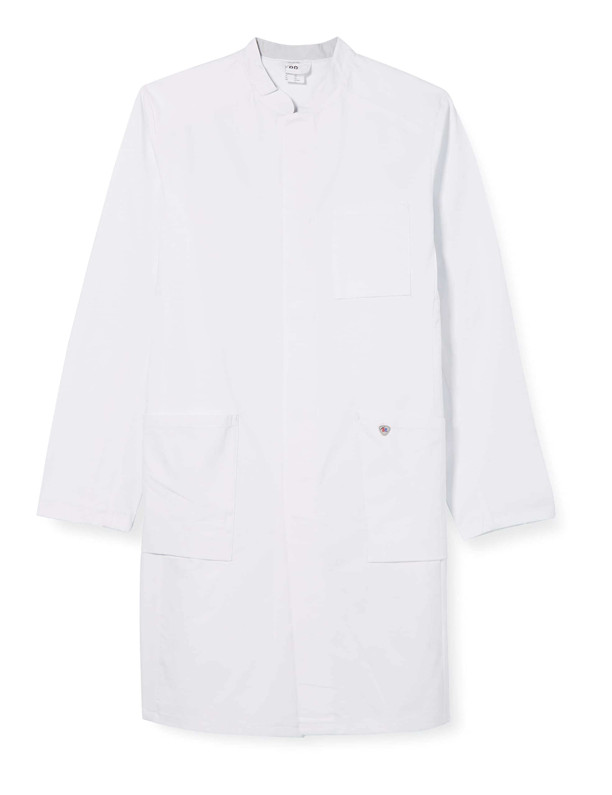 BP 1752-130-0021/20n, Women's doctor's coat, Long-sleeve, arm-lift system 205,00 g/m², Pure cotton, Color white, Size 20n