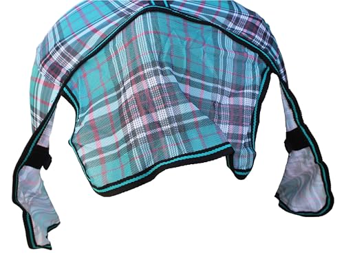 Image of Challenger Horse Summer Fly Sheet Spring Airflow Mesh Turquoise 7337