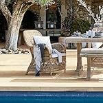 Loberon Outdoorsessel Chandevion Rattan Braun