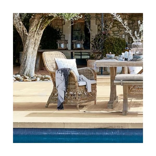 Loberon Outdoorsessel Chandevion Rattan Braun