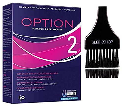 Lso Option Perm, Damage-Free Waving (With Sleekshop Tint Brush) Perming Hair Curls Coils (Option 2 - Version #2) #TOP30