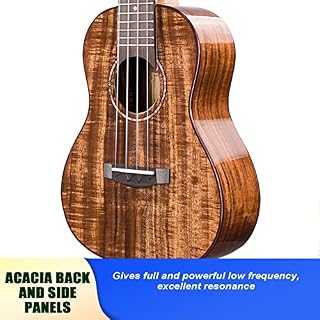 TyhhxNq Concert Ukulélé, 23 Pouces Instrument D’ukulélé en Bois D’acacia pour Adultes Débutants Professionnels avec Sac… - Les Beatles, Paul McCartney, John Lennon, RIngo Starr, George Harrison TyhhxNq Concert Ukulélé, 23 Pouces Instrument D'ukulélé en Bois D'acacia pour Adultes Débutants Professionnels avec Sac… – Image 3