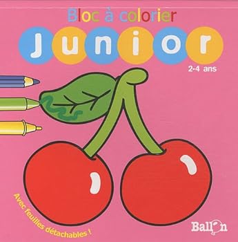 Paperback Bloc a Colorier Junior 2-4 Ans [French] Book