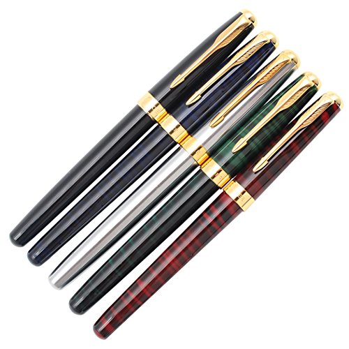 Gullor 5589-221 5 Pcs Classic Metal Fountain Pen B388 thumb #1