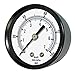 PIC Gauges SE-102D-204D Utility Gauge Center Back Mount, 3-2-3% Accuracy