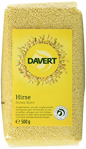 Davert Hirse feines Korn, 4er Pack (4 x 500 g) - Bio