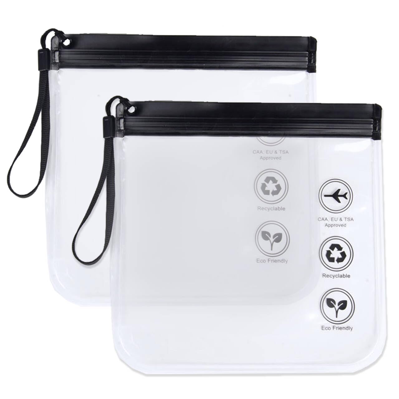 ZiSyouMa トイレタリーバッグ 洗面用具 化粧品 2パック 収納ポーチ 機…