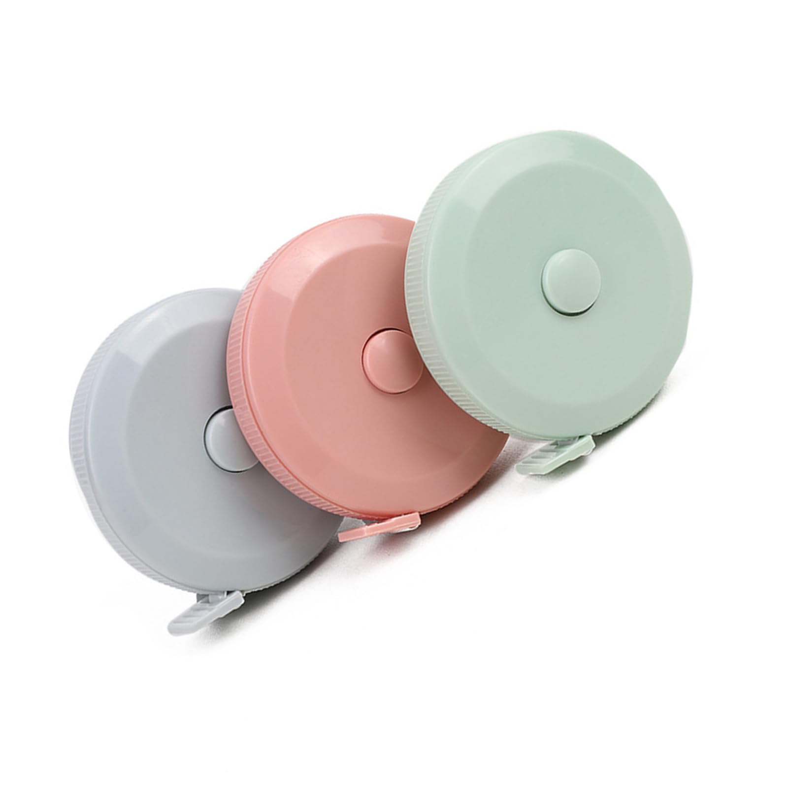 Buxuaaaa Mixed Color 60Inch Double Scale Measuring Tape Scandinavian Aesthetic Permanent Pvc Glassfiber Substance For Tailoring Undertakings Double Scale Dense Measuring Tool