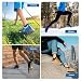 Niofind Socken Herren 43-46 37-42,Sneaker Socken Herren Sportsocken Atmungsaktive Gepolsterte Baumwolle Anti-Blasen Laufsocken für Sport Wandern Workout Fitness Multipack 6 Paar