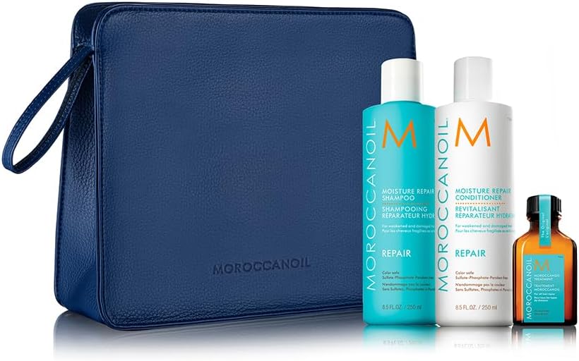 Repair Gifting Set (Moroccanoil Repair Shampoo 250ml & Conditioner 250ml & get Free Moroccanoil Treatment Oil 25ml)