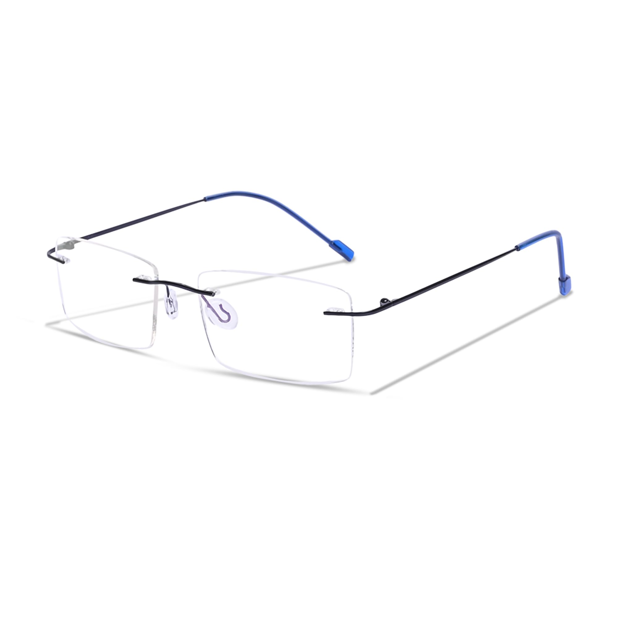 Redex Rimless Rectangle Optical Premium Reading Glasses For Men And Women Reading Power Glasses For Men & Women+1.00,+1.50,+2.00,+2.50,+3.00 (Blue) (B0CKR4NGYB) Amazon Price History, Amazon Price Tracker