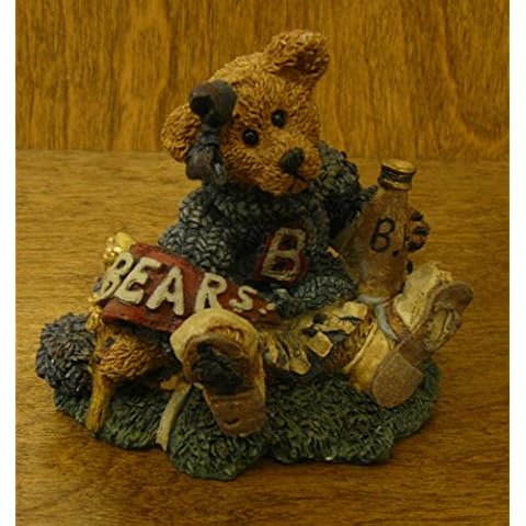 Boyds Bears Resin Bailey The Cheerleader Sports Bearstone Pennant Cover