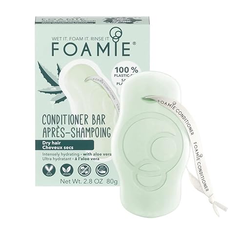 Foamie Acondicionador natural para cabello sin jabón, acondicionador de volumen para cabello fino, acondicionador sólido para hombres y mujeres,