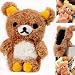 Iphone 7 Case,iPhone 8 Case,Emilys Fashion Style New Cute 3D Lovely Teddy Bear Doll Toy Cool Plush Fitted Back Phone Case Cover for Iphone 7 4.7"(Brown)